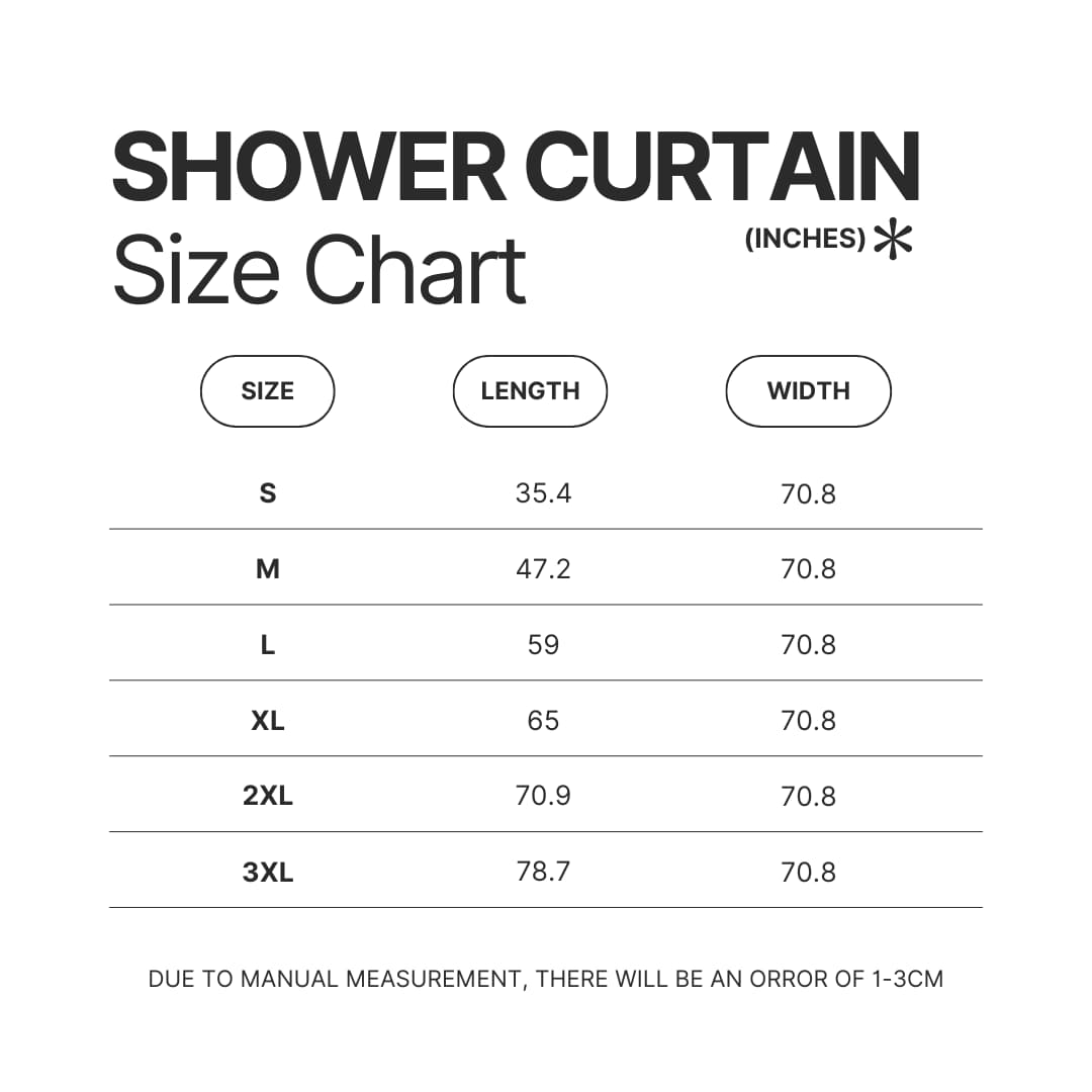 Shower Curtain Size Chart - Angry Birds