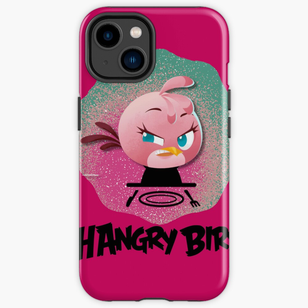 Hangry Bird Pink Iphone Case