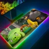 kf S7acdf4b037a74dc2b4595f109a4d5835l Anime A Angry Birds Mouse Pad RGB Glow Personality Picture Custom PC Table Mat Carpet Mat - Angry Birds